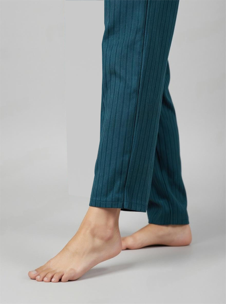 Straight-Cut Pant – Deep Teal