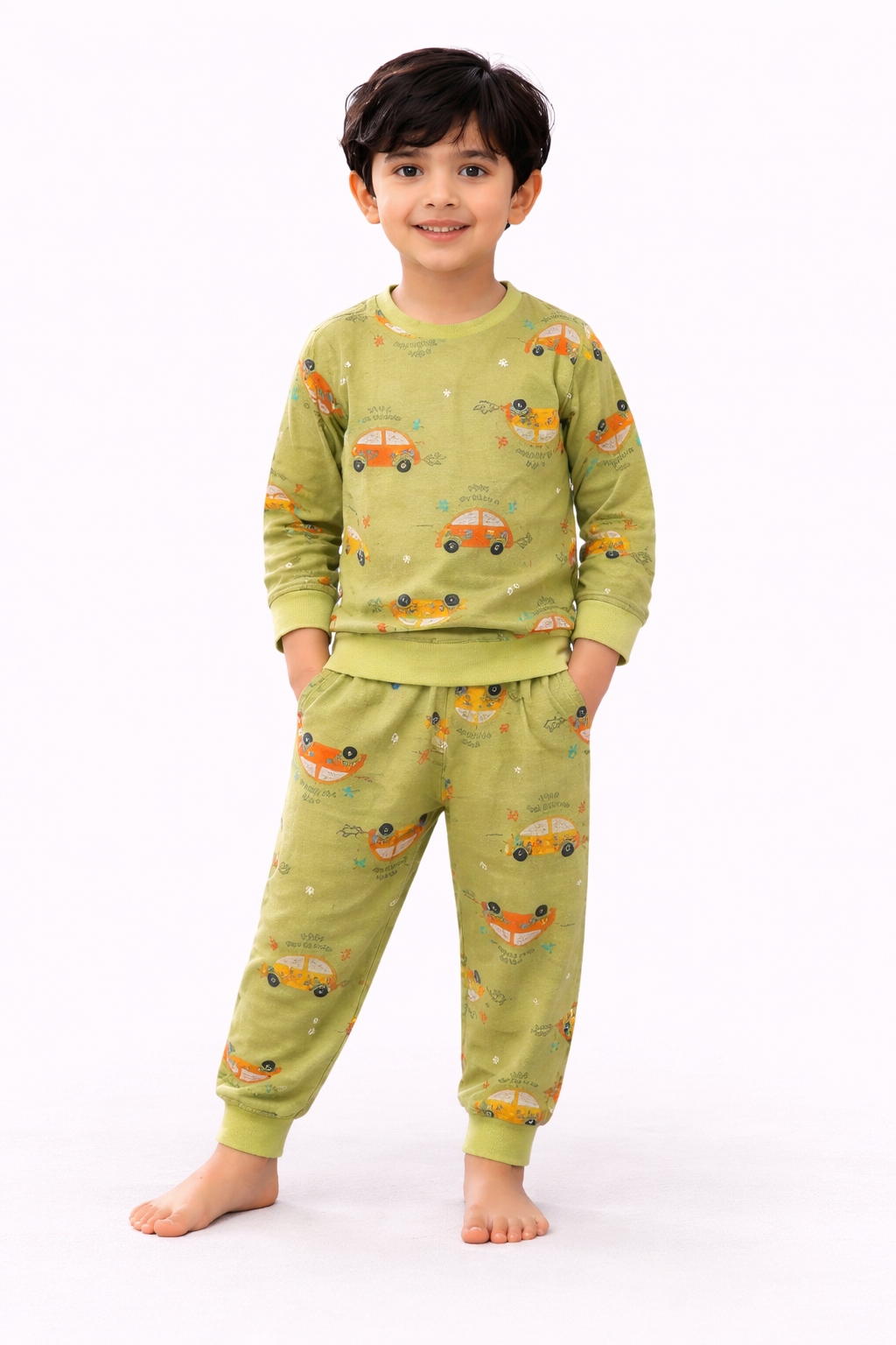 Image of T-Shirt and Pant Cuff - Green - 1080