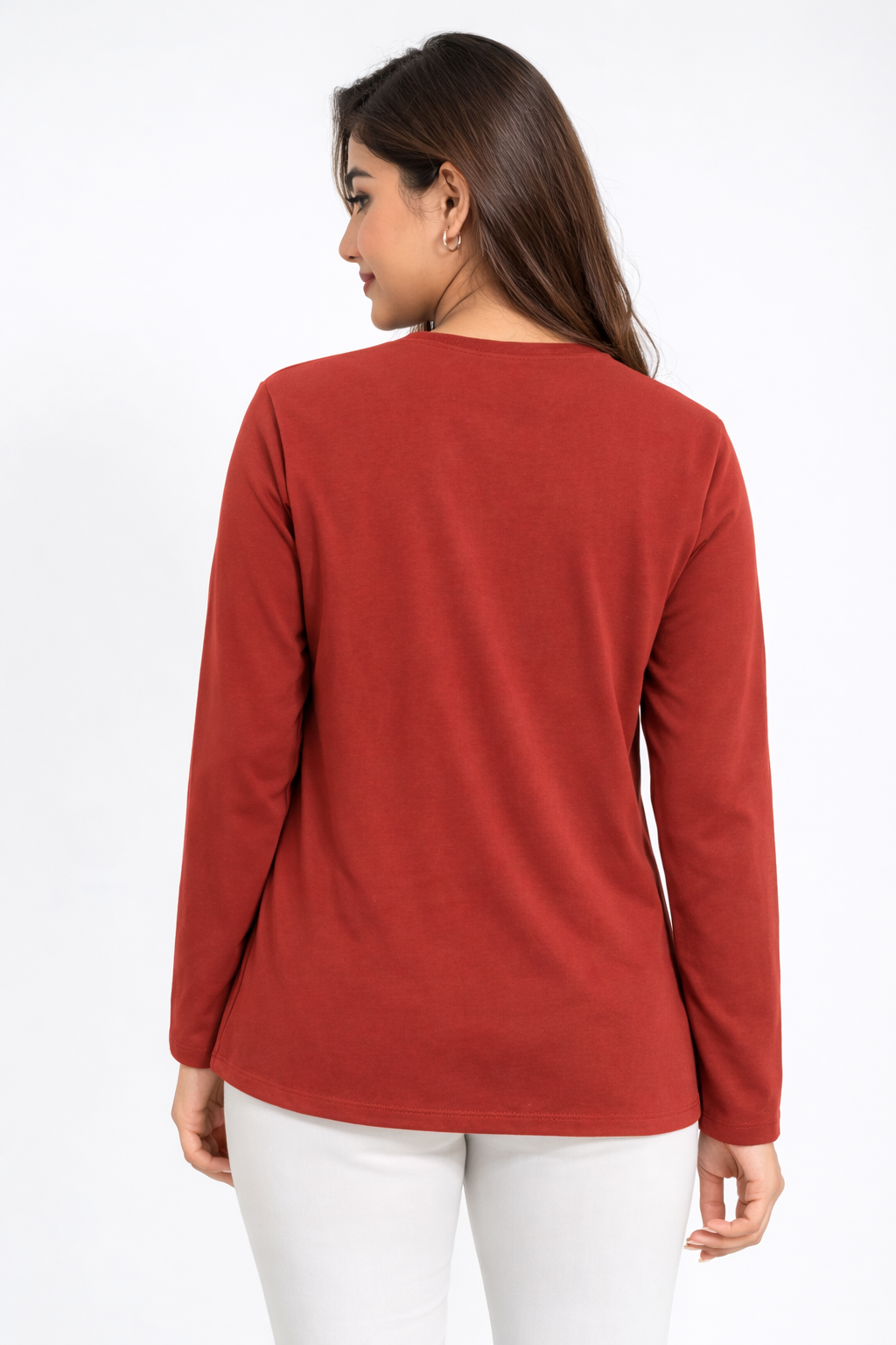 Image of Red -Full Hand T-Shirt