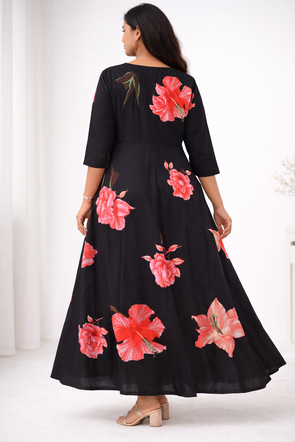 Image of Black Circular Frock