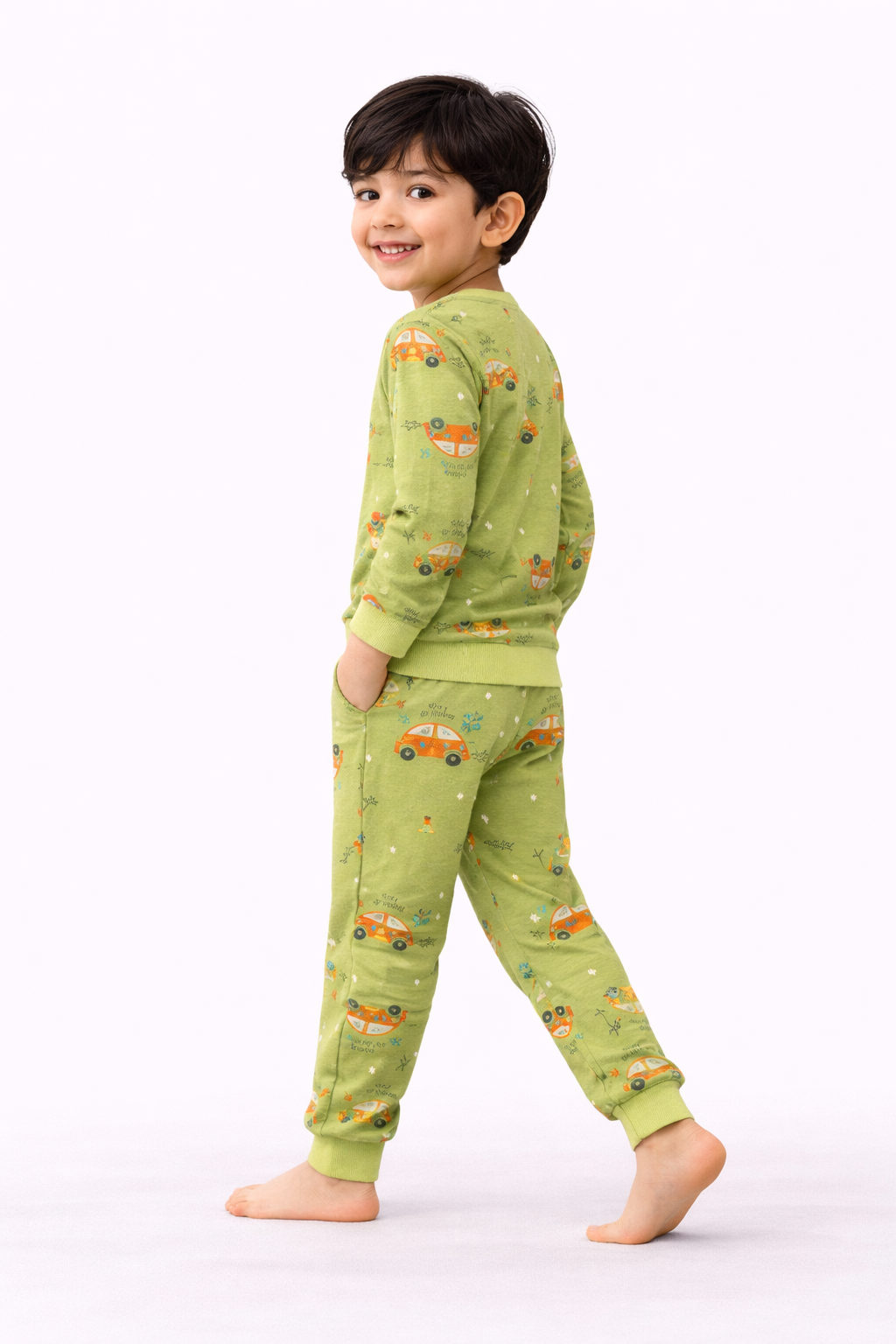Image of T-Shirt and Pant Cuff - Green - 1080