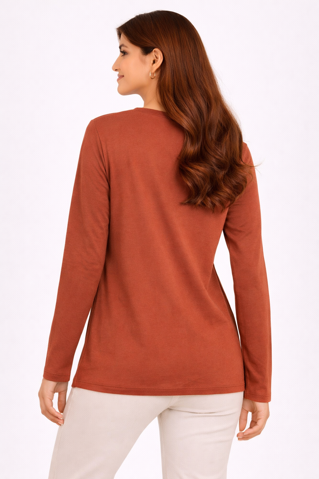 Image of Rust-Full Hand T-Shirt