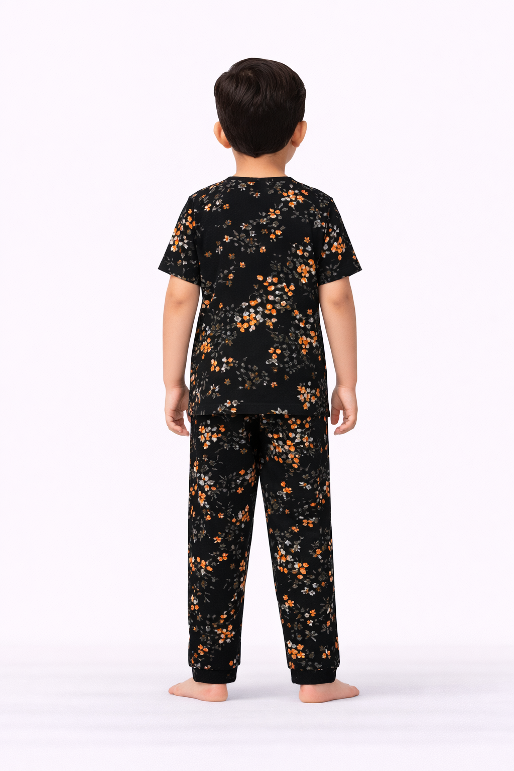 Image of T-Shirt and Pant - Black - Nilan -1072