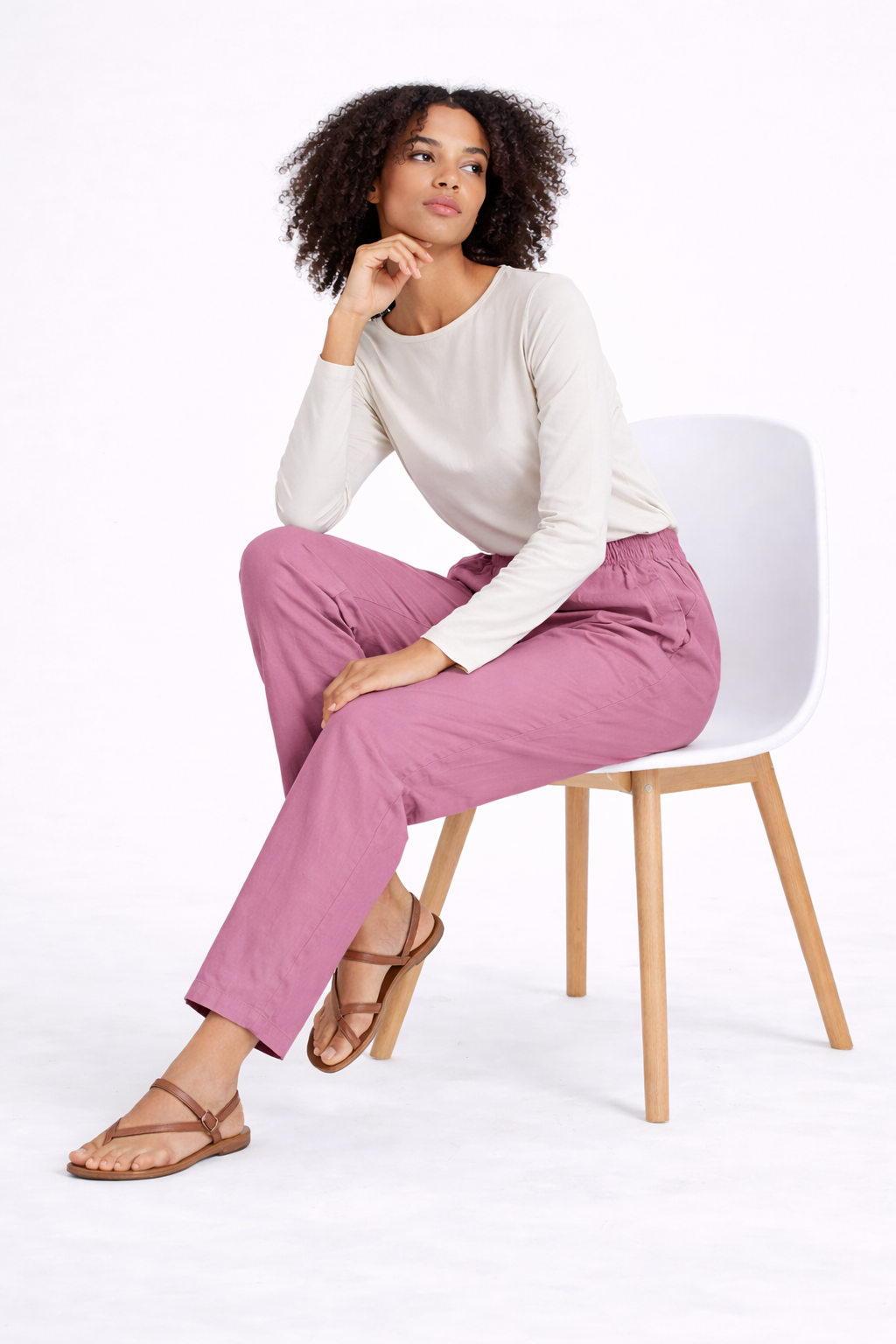 Image of Lavender - Straight Pant