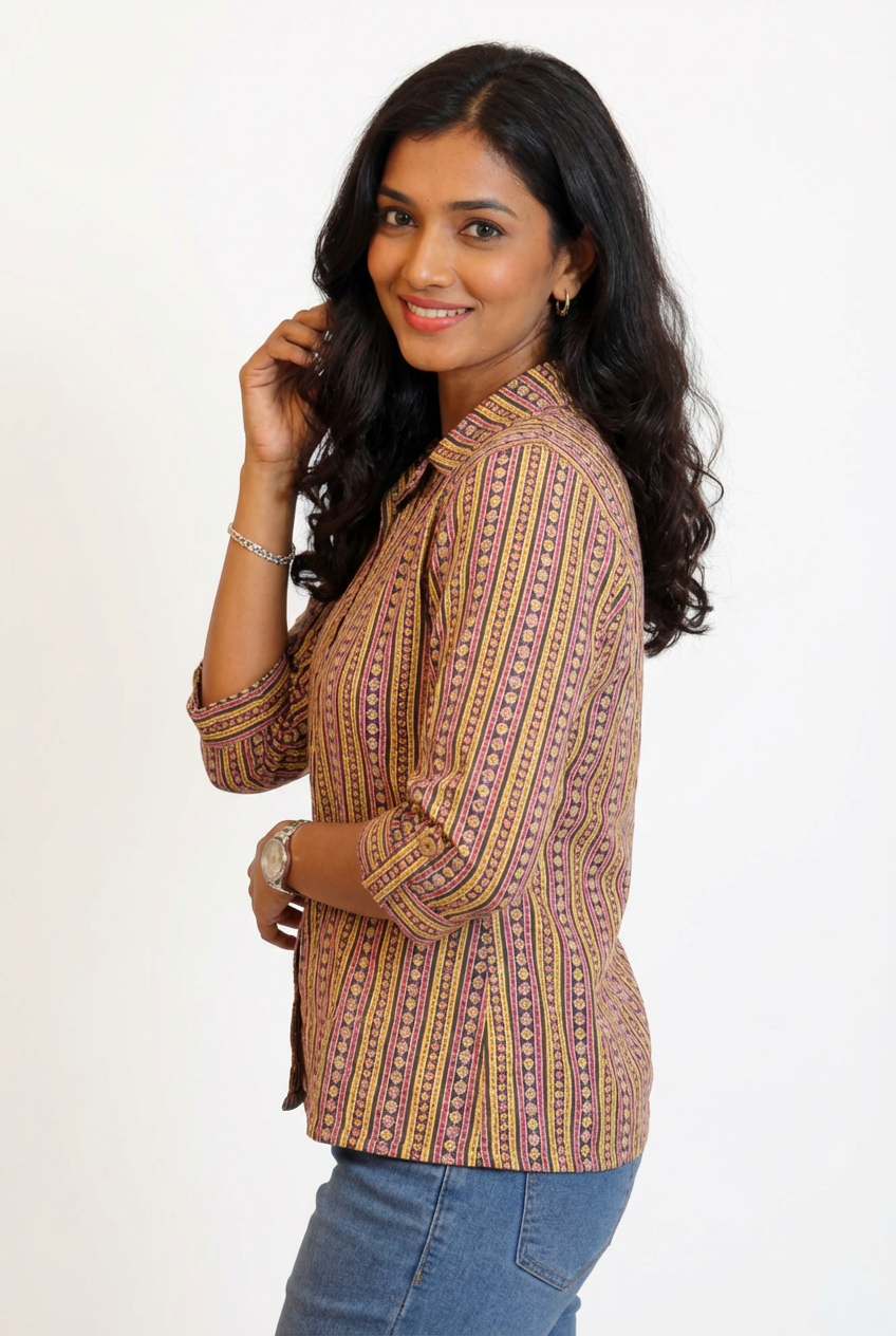 Image of Cream Ladies Shirt