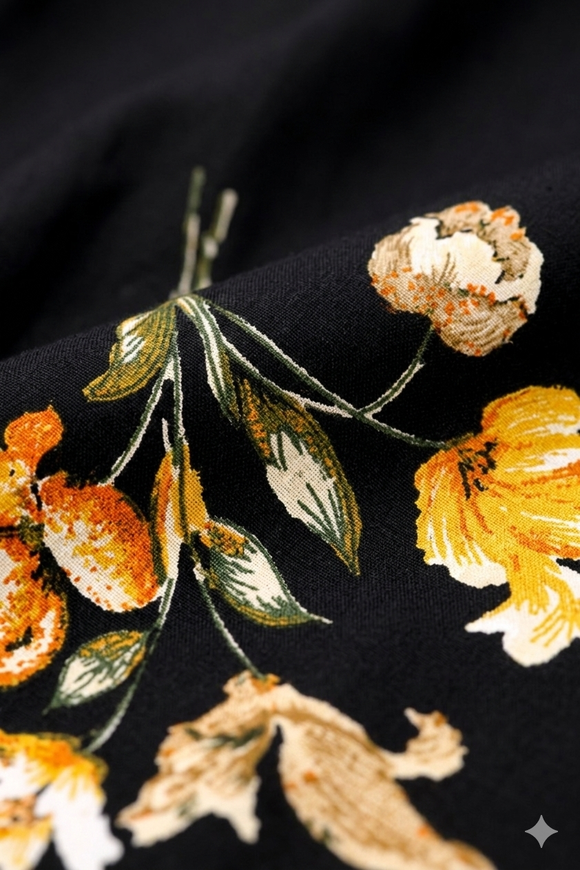 Image of Black Circular Frock