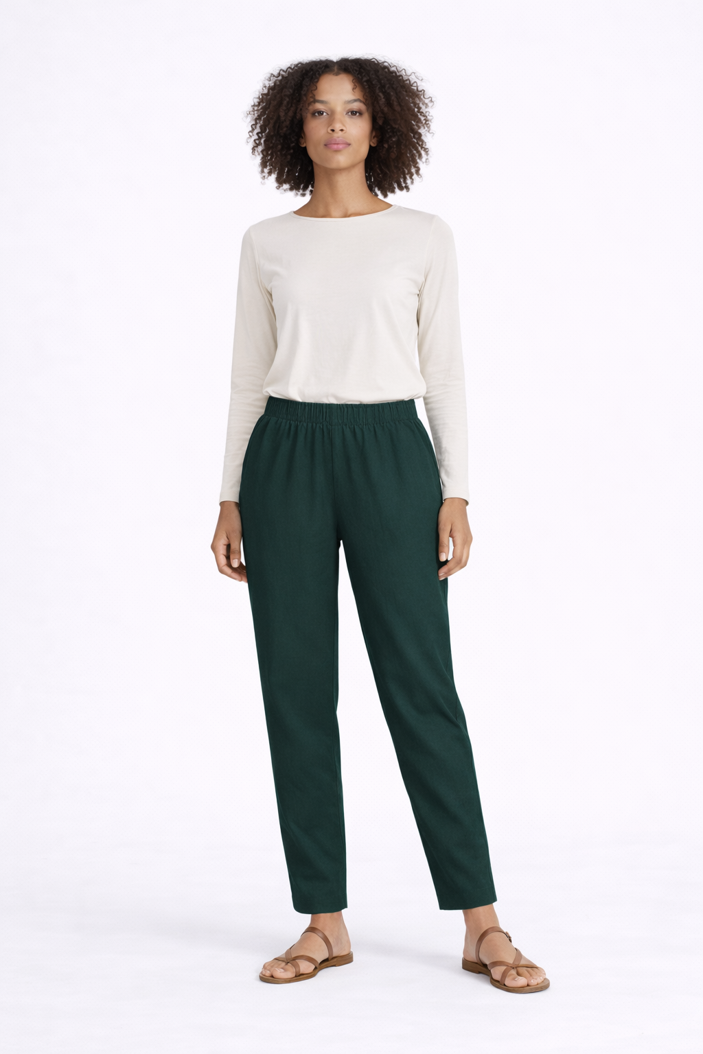 Image of Olive - Straight Pant