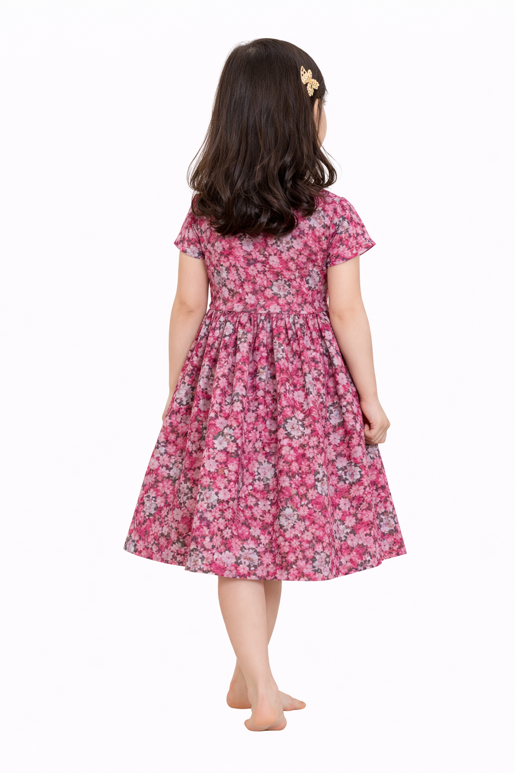 Image of Kids Frock - Pink - 1070