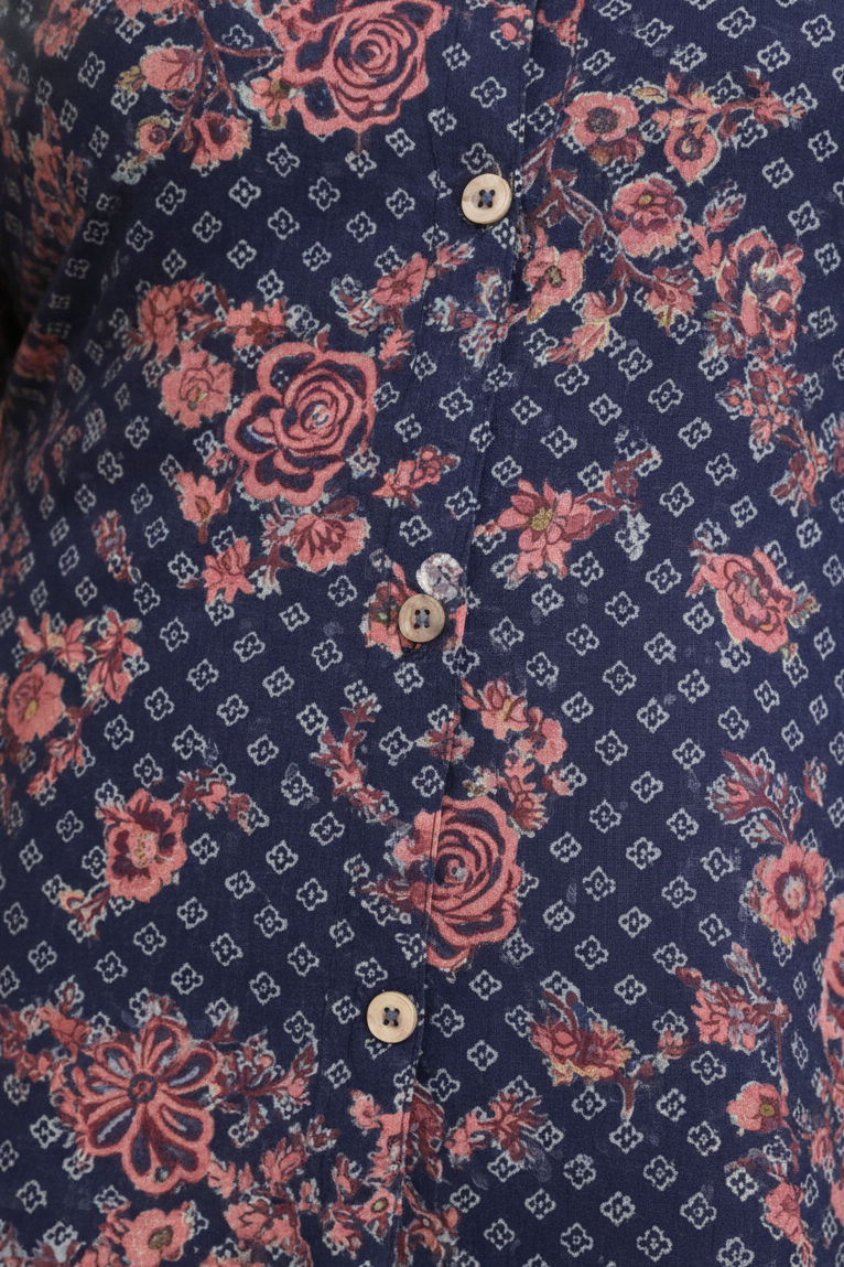 Image of Navy Blue - A-Line Kurti