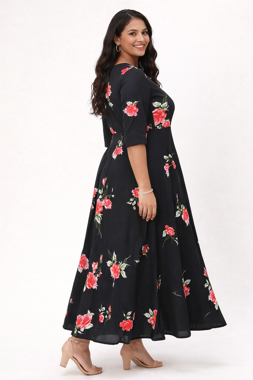 Image of Black Circular Frock