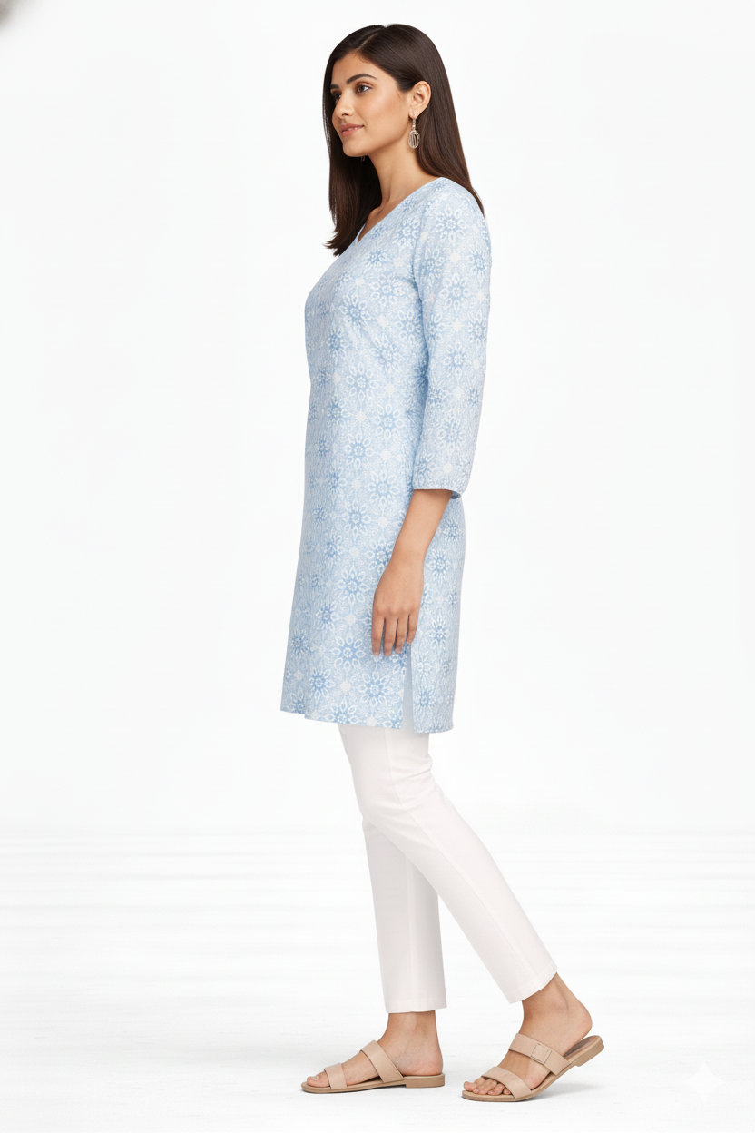Image of White - Short Top
