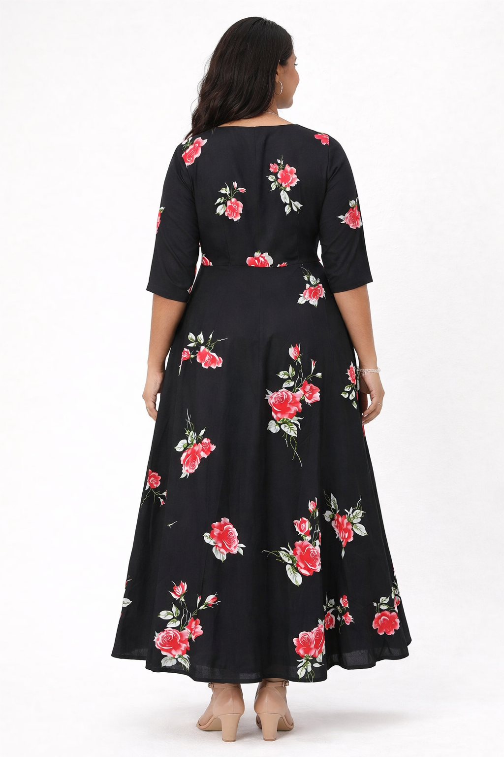 Image of Black Circular Frock