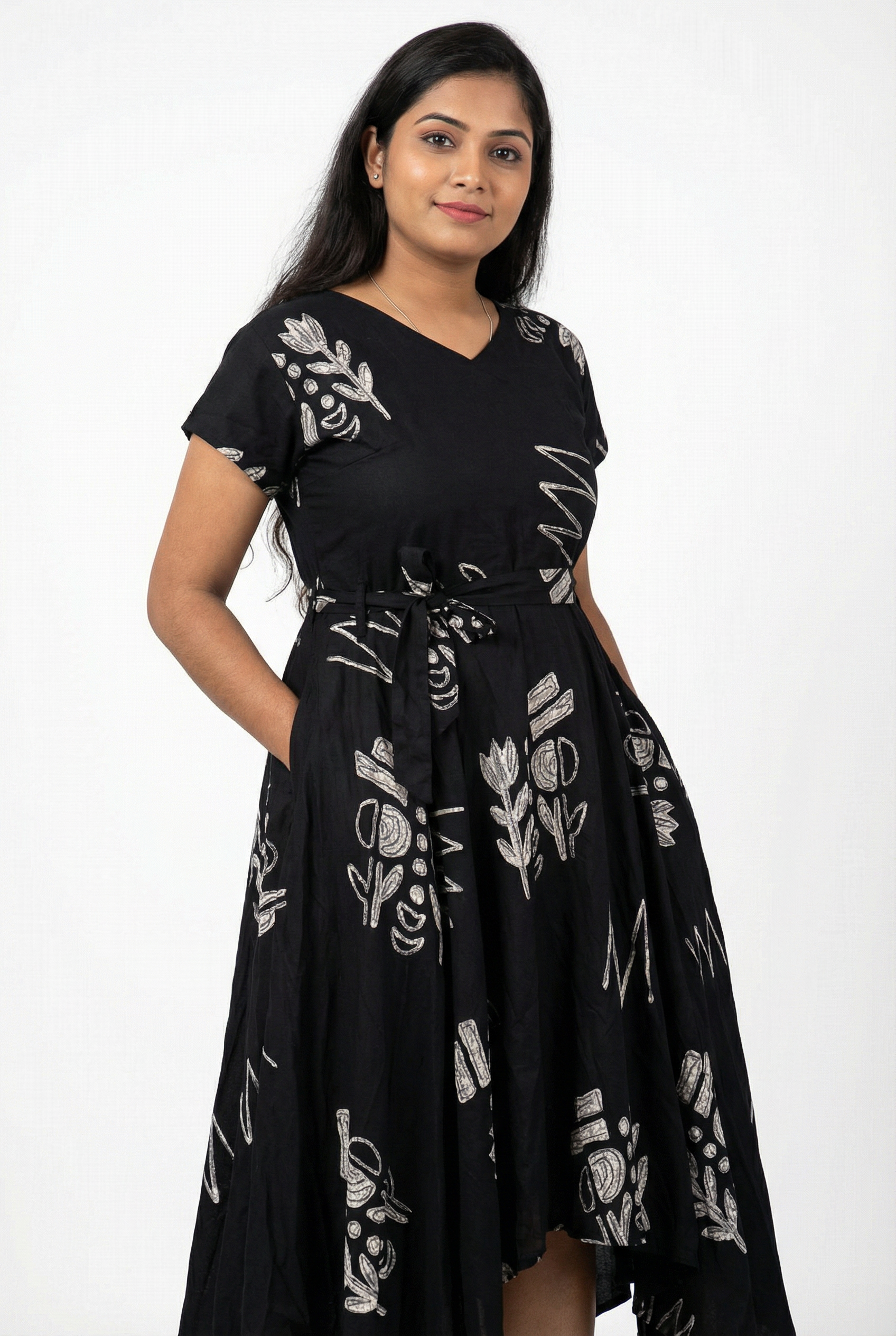 Image of Black - Waterfall Maxi