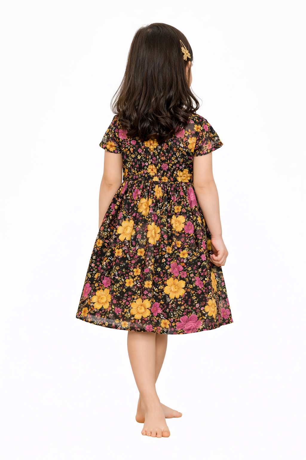 Image of Kids Frock - Black - 1070