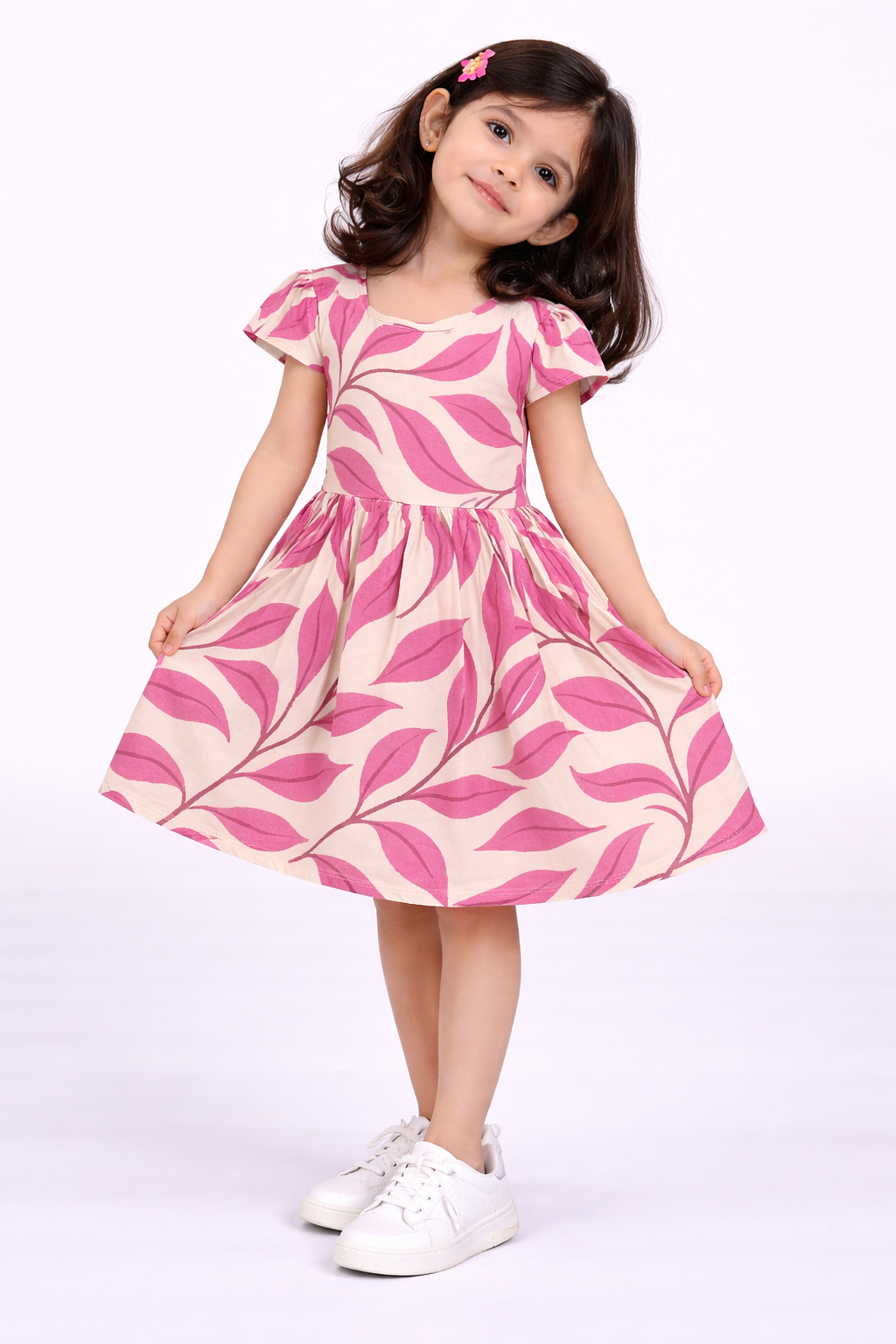 Image of Kids Frock - Pink - 1070