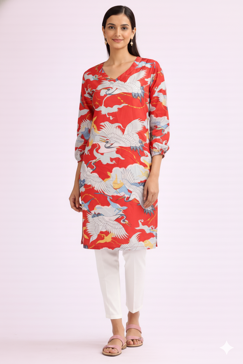 Image of Red - Short Top