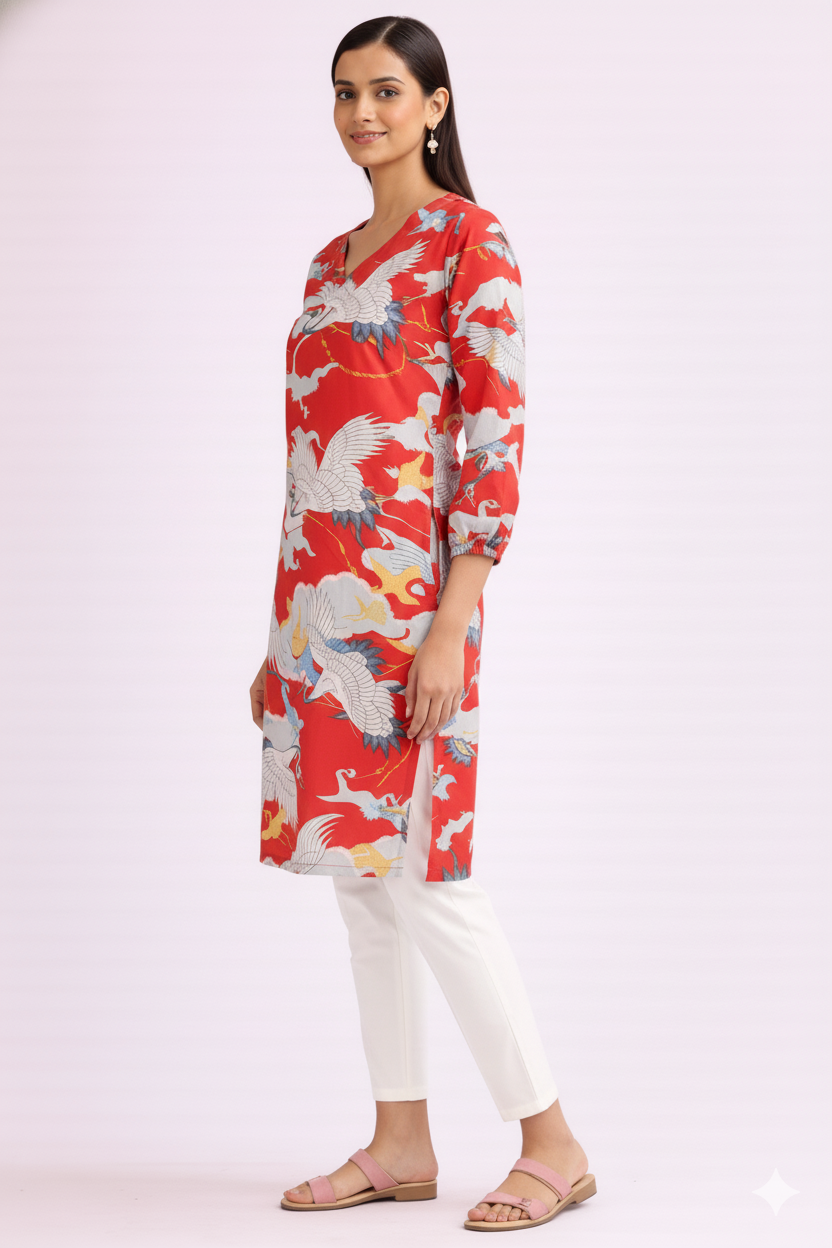 Image of Red - Short Top