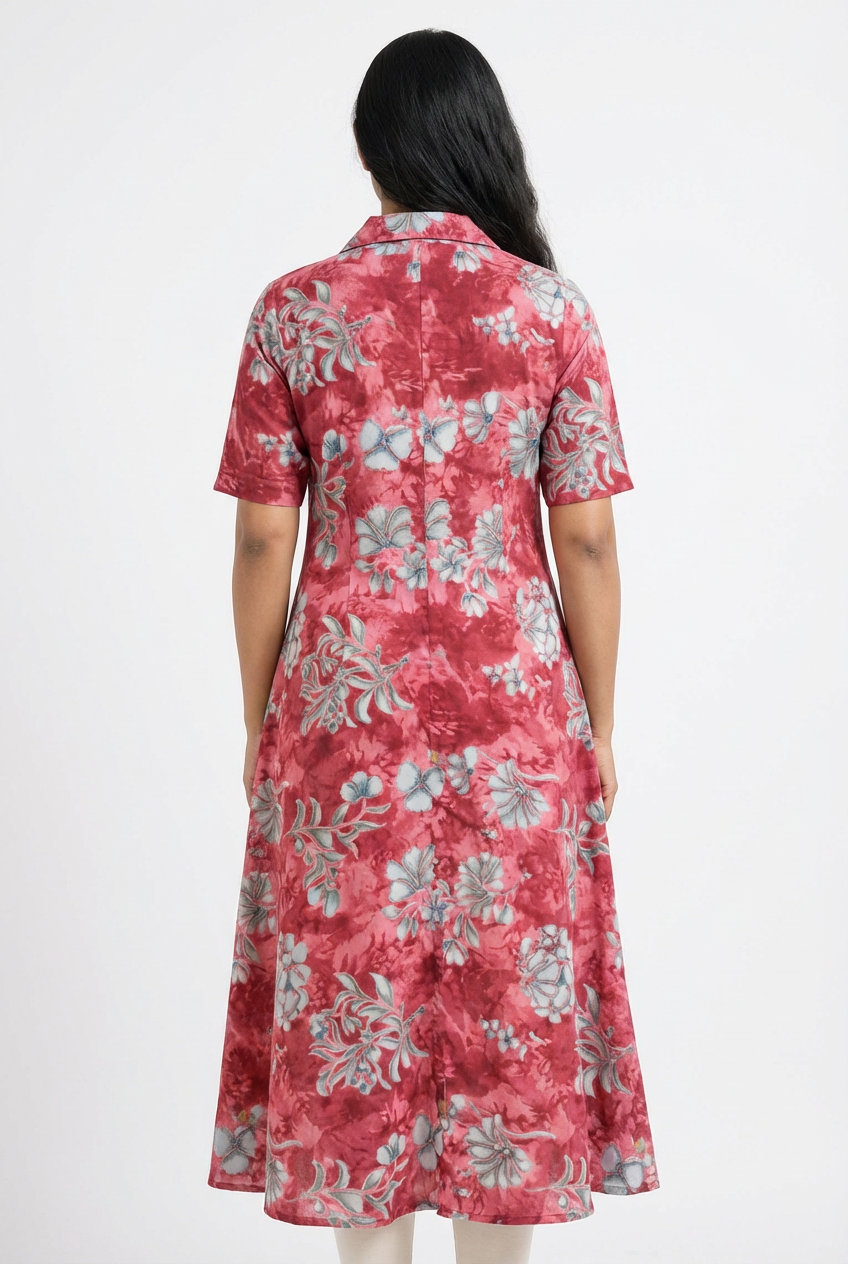 Image of Pink - A-Line Kurti