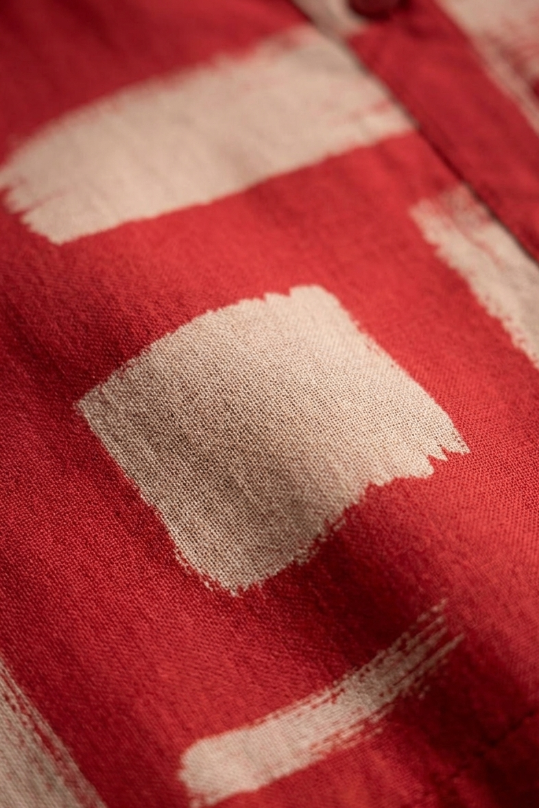 Image of Red - A-Line Kurti