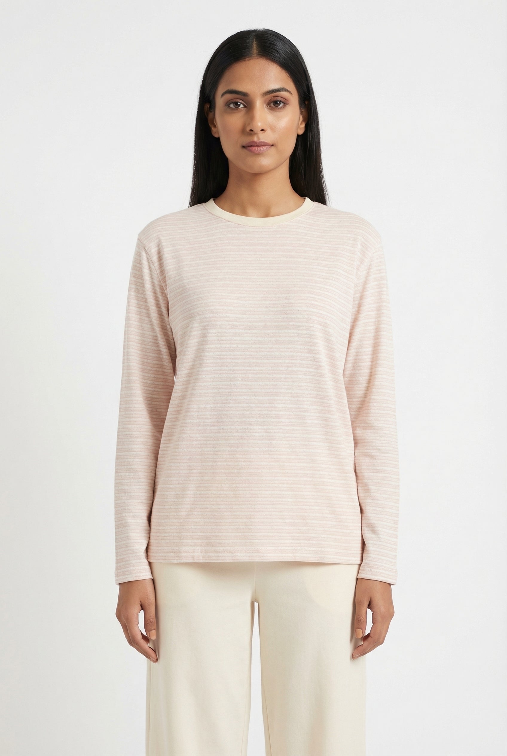 Image of Beige -Full Hand T-Shirt