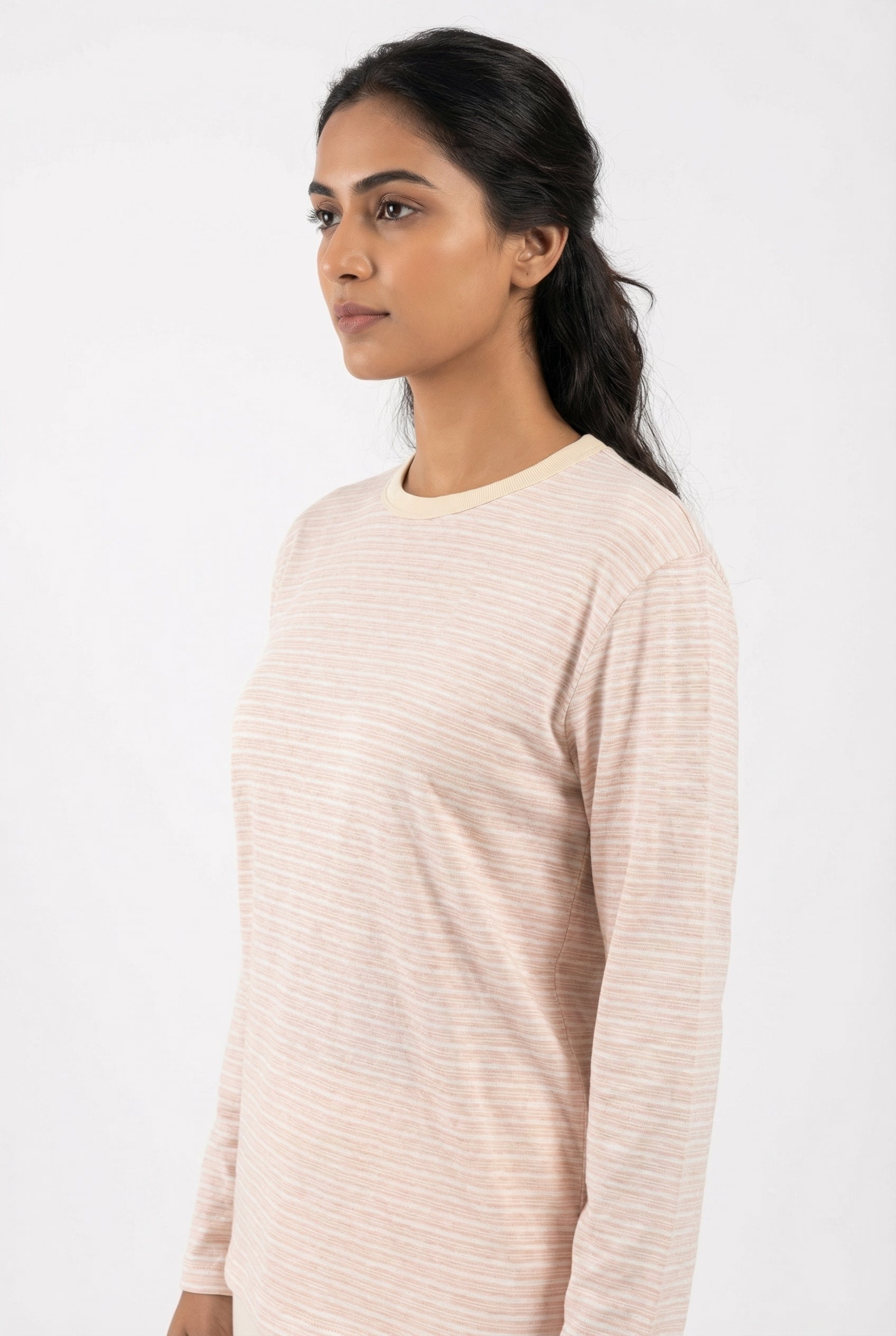 Image of Beige -Full Hand T-Shirt