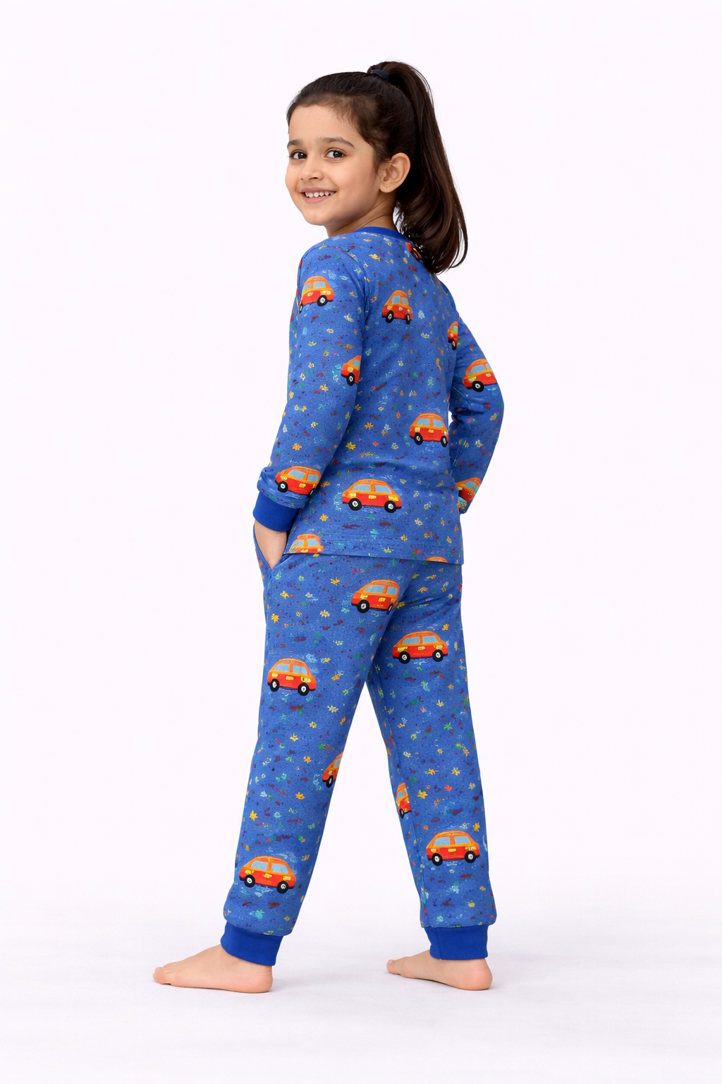 Image of T-Shirt and Pant cuff - Navy Blue - Nilan -1072