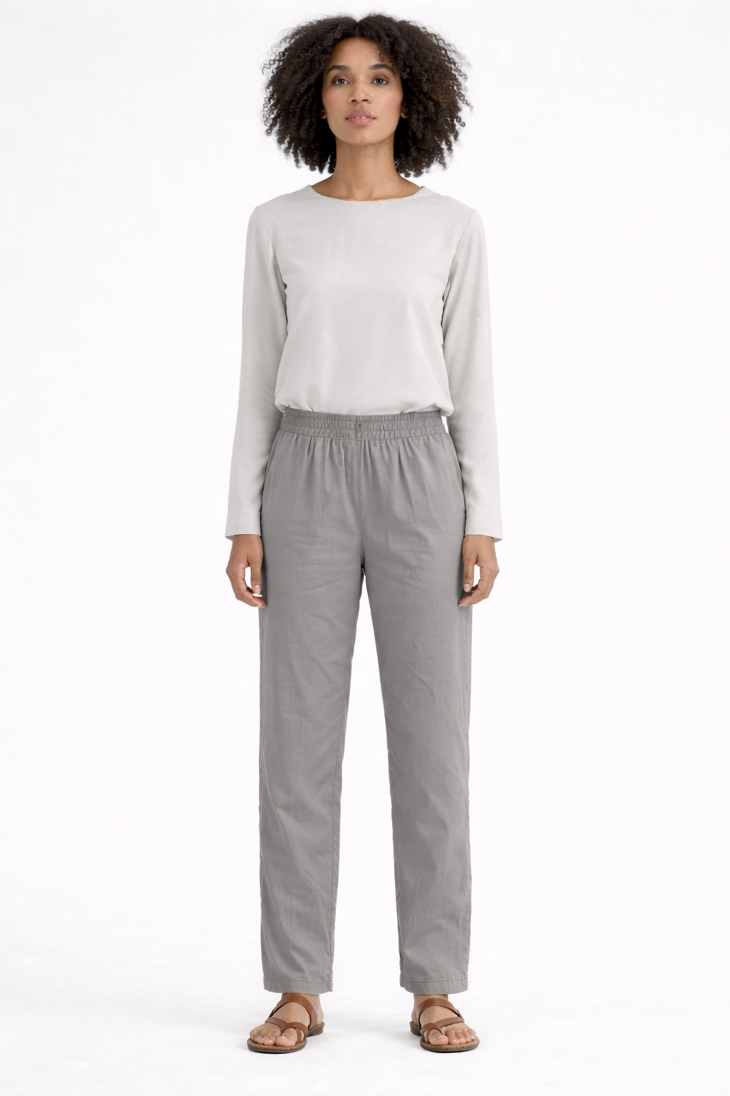Image of Grey - Straight Pant