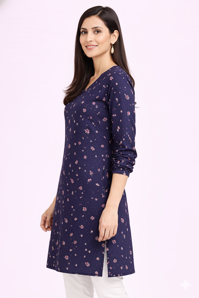 Image of Navy Blue - Short Top