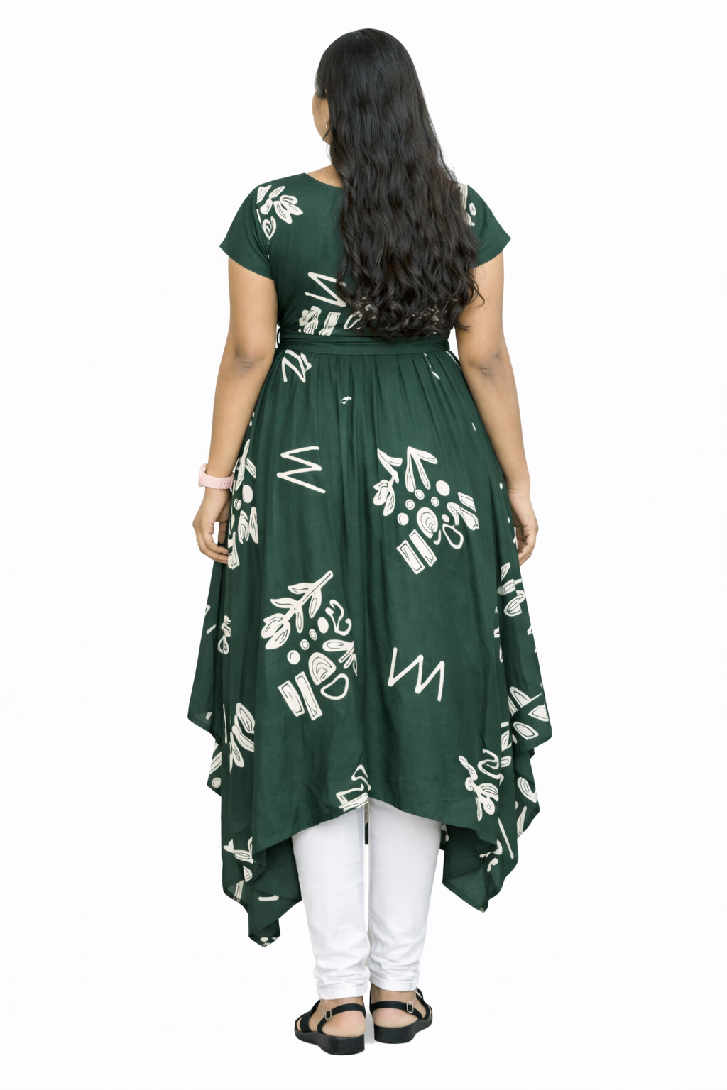 Image of Dark Green - Waterfall Maxi