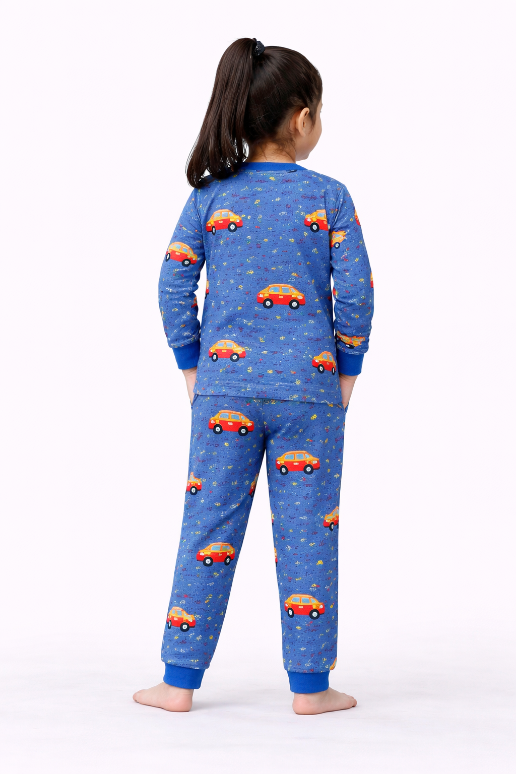 Image of T-Shirt and Pant cuff - Navy Blue - Nilan -1072