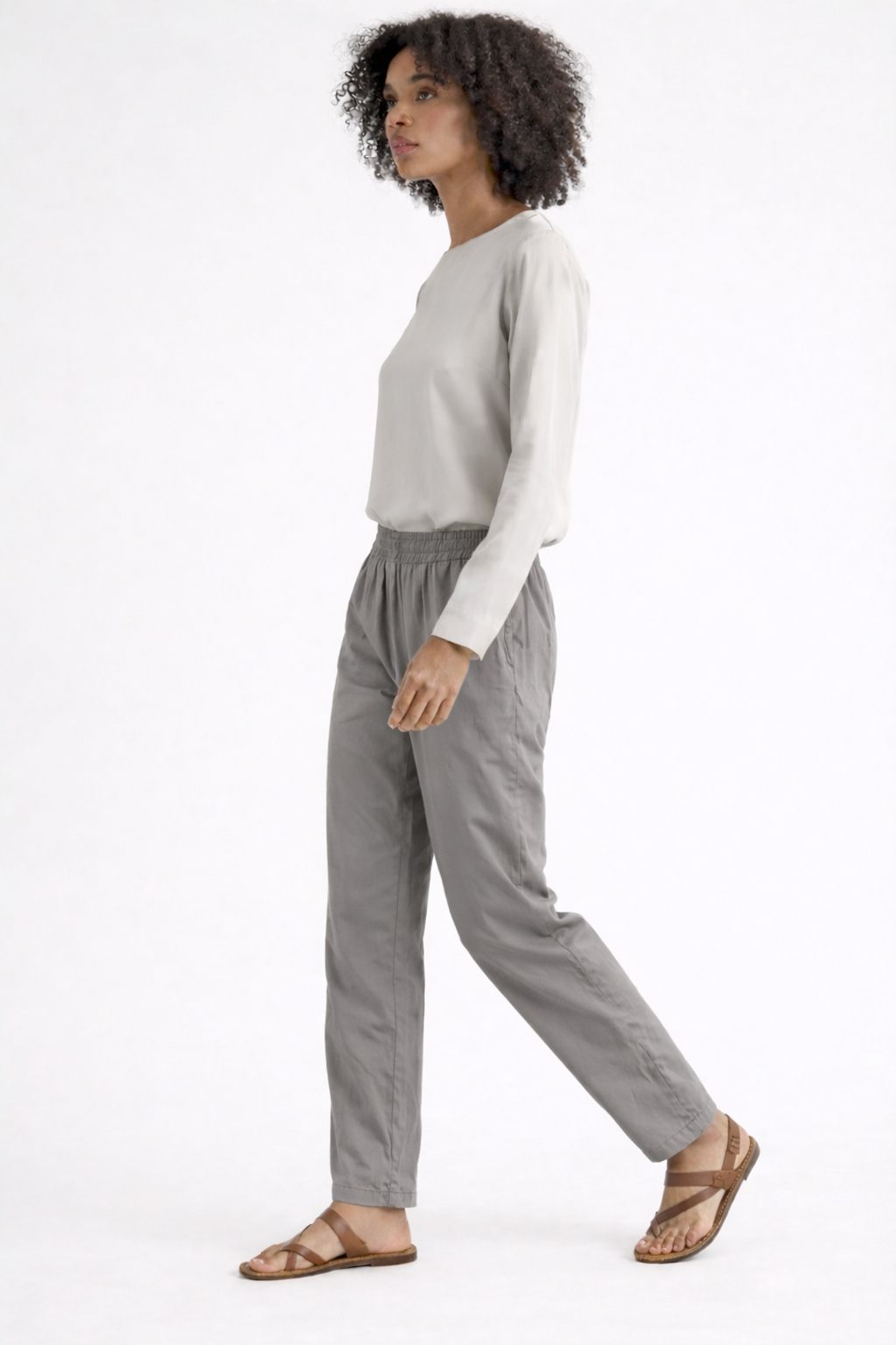 Image of Grey - Straight Pant