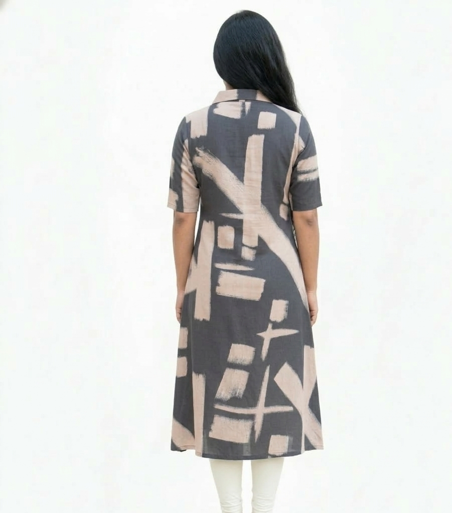 Image of Black - A-Line Kurti