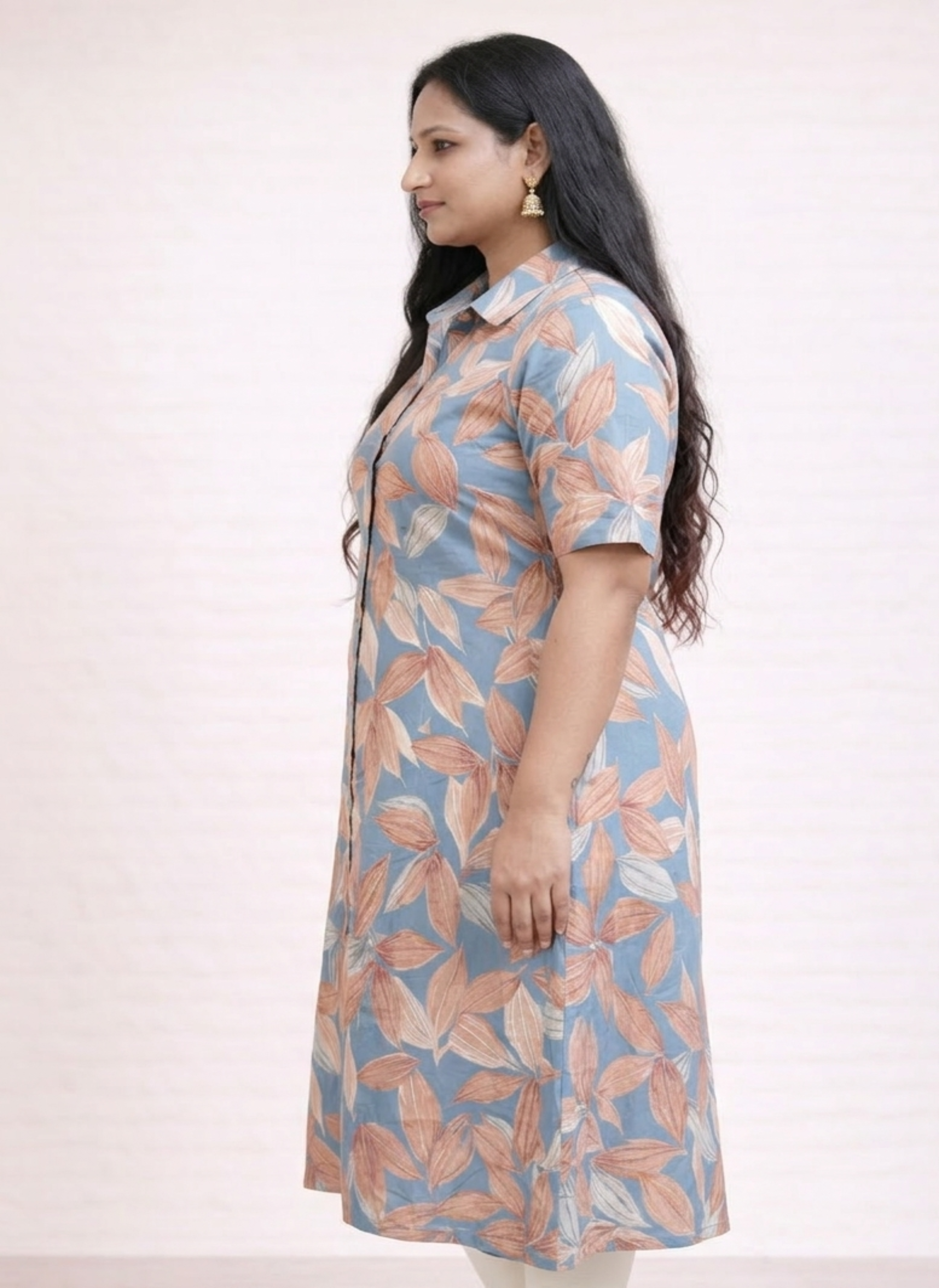 Image of Gray - A-Line Kurti