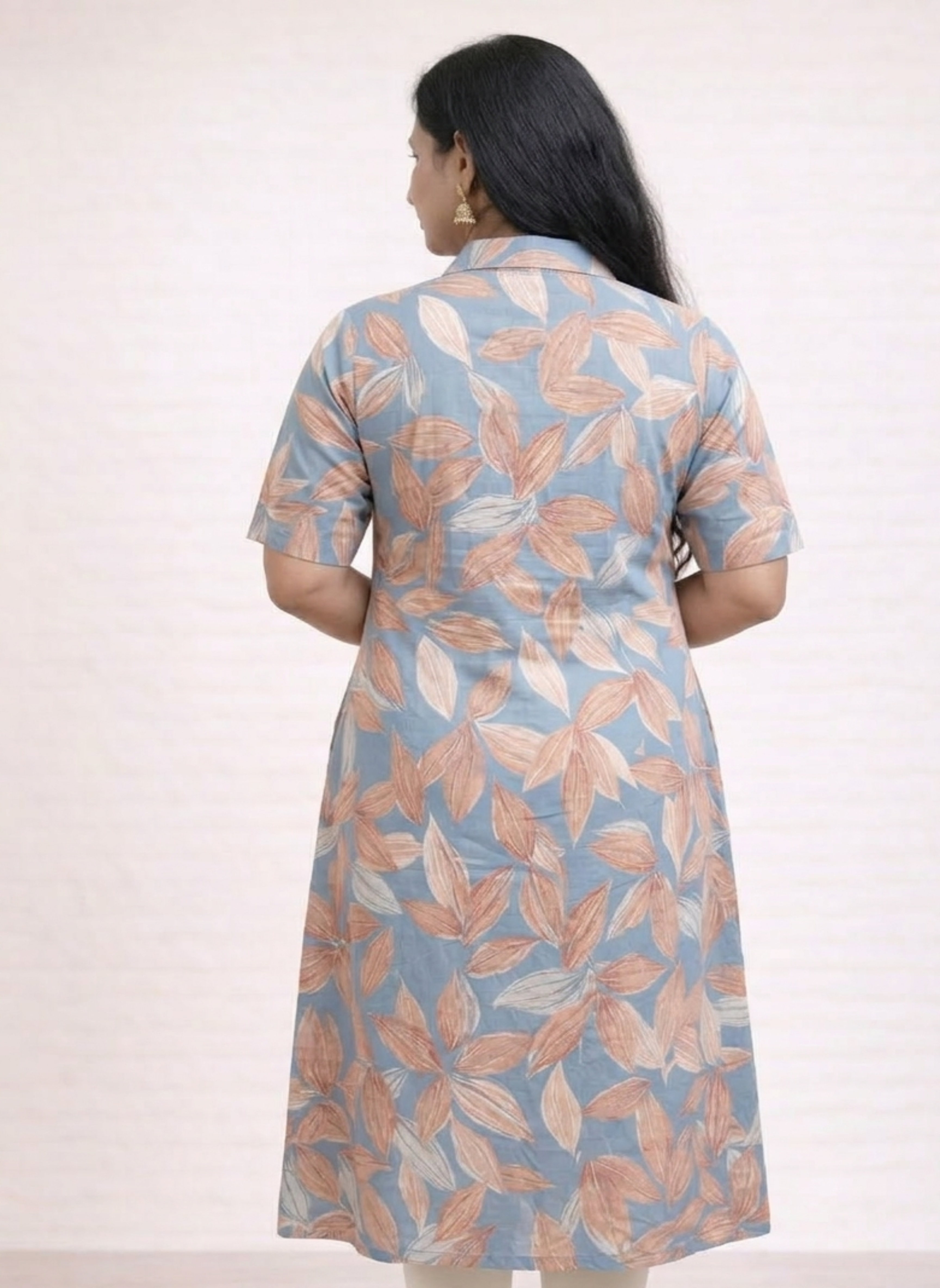 Image of Gray - A-Line Kurti