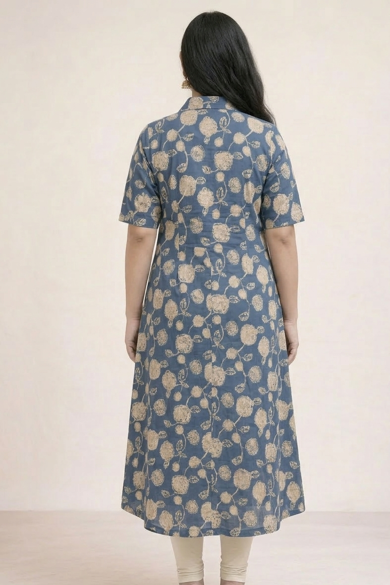 Image of Blue - A-Line Kurti