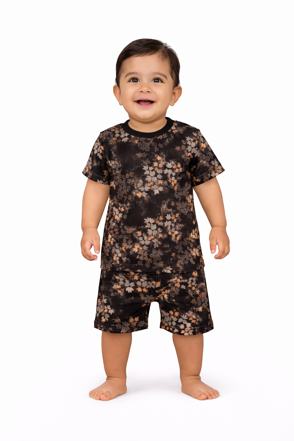 Image of T - Shirt and Short - Black