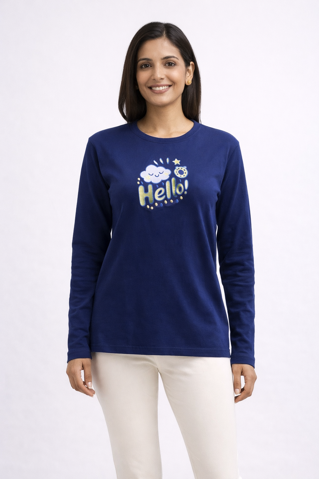 Image of Red -Full Hand T-Shirt
