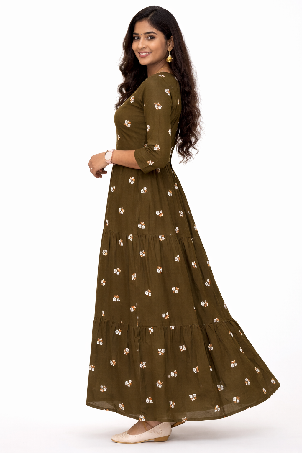 Image of Olive Circular Frock