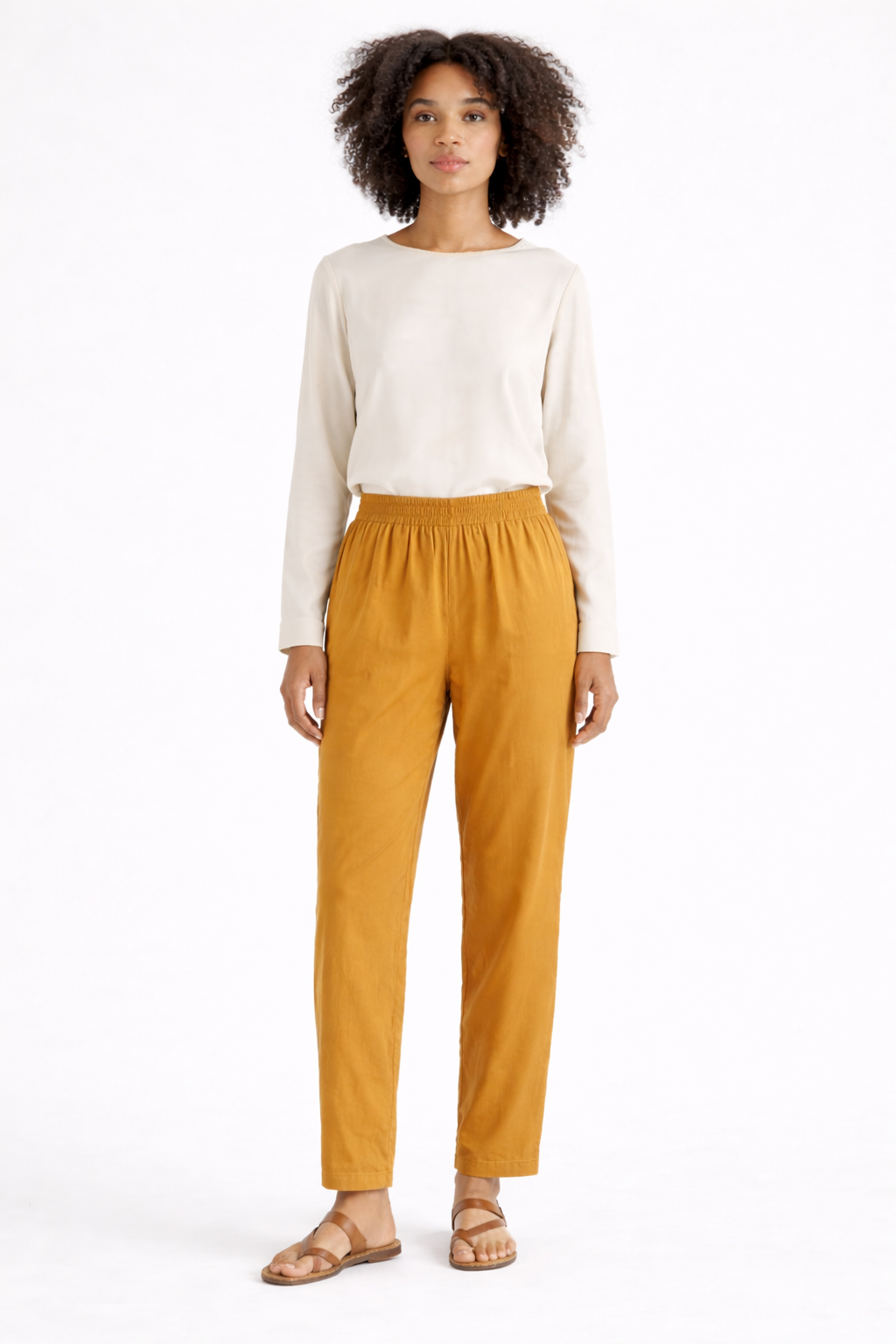 Image of Mustard - Straight Pant