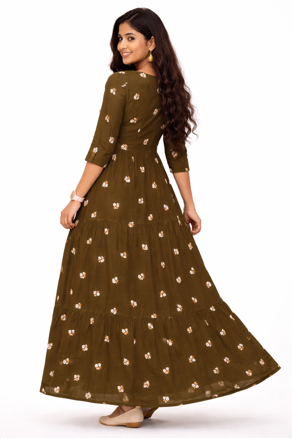 Image of Olive Circular Frock