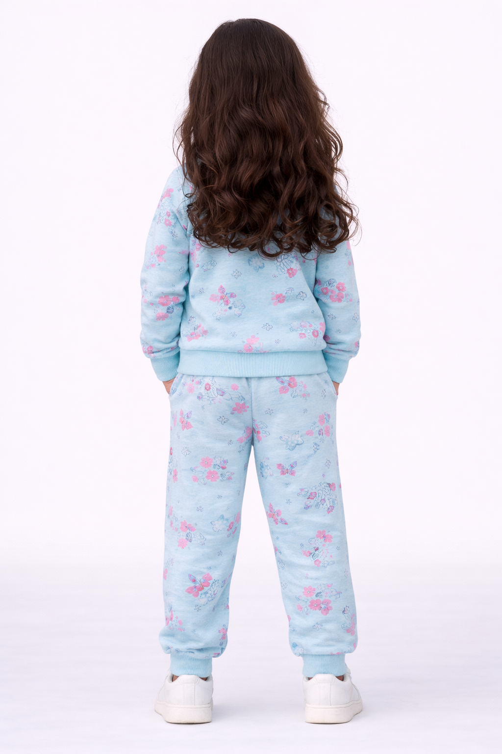 Image of T-Shirt and Pant Cuff - Blue - Nilan - 1080