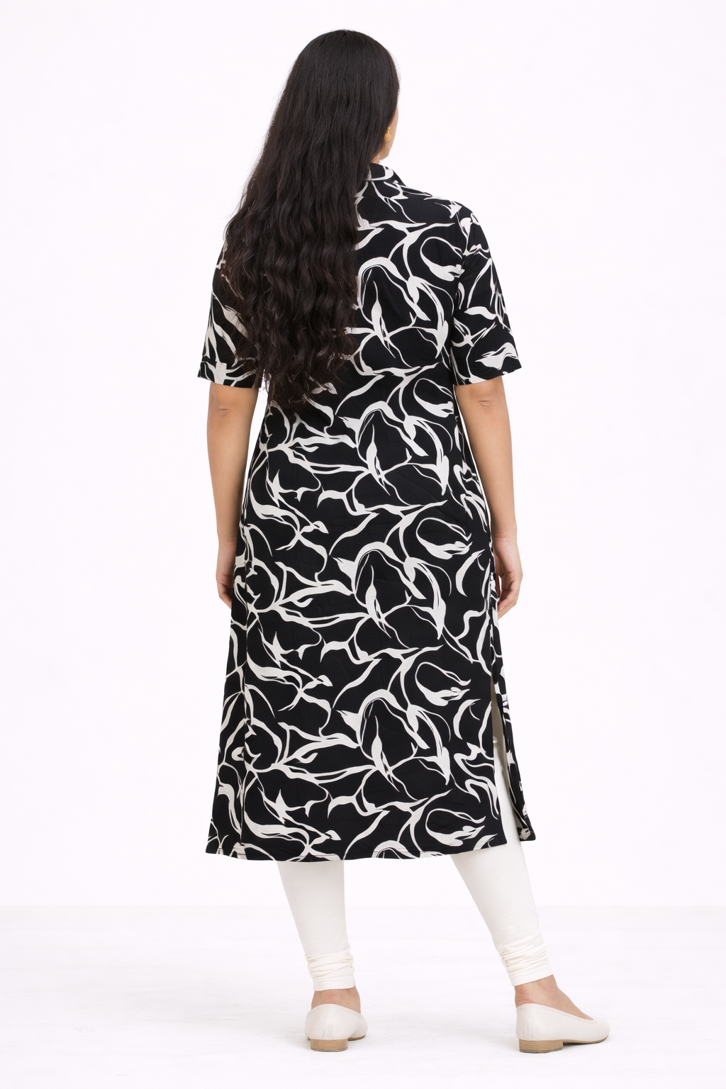Image of Black - A-Line Kurti