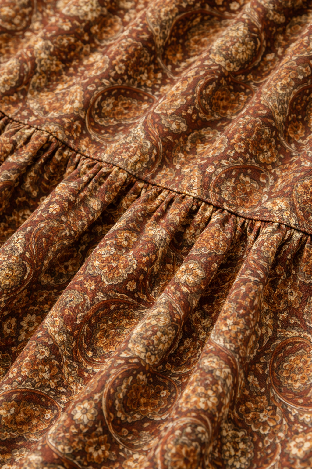 Image of Kids Frock - Brown - 1070