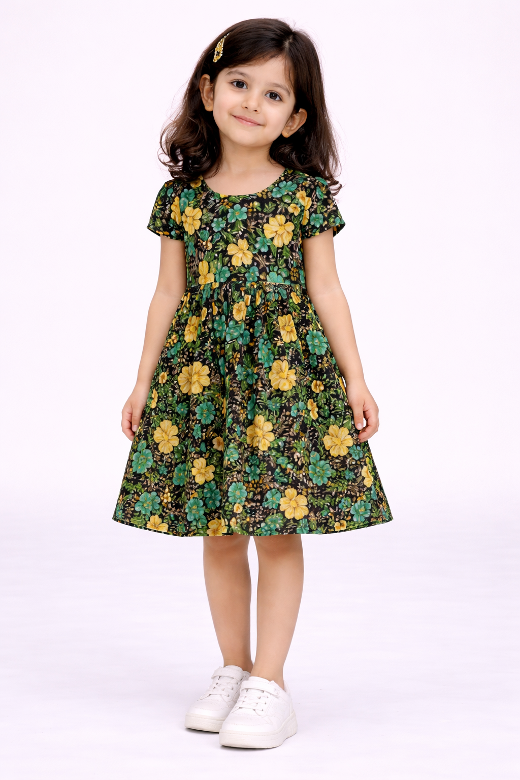 Image of Kids Frock - Black - 1070