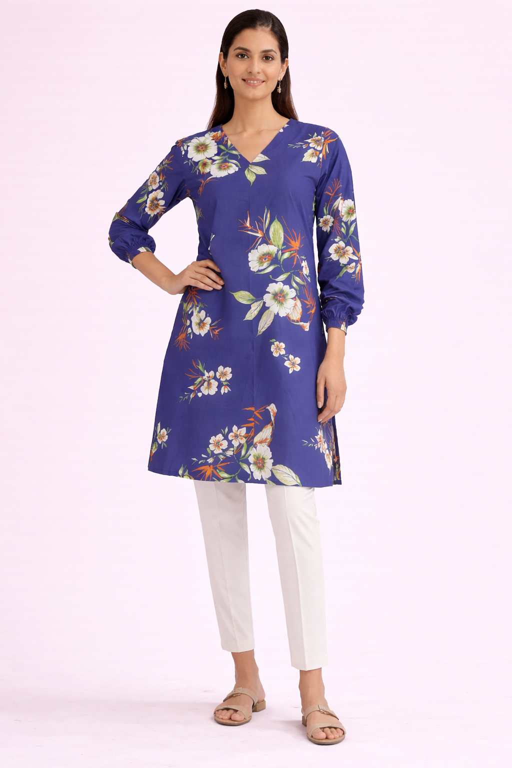 Image of Navy Blue - Short Top