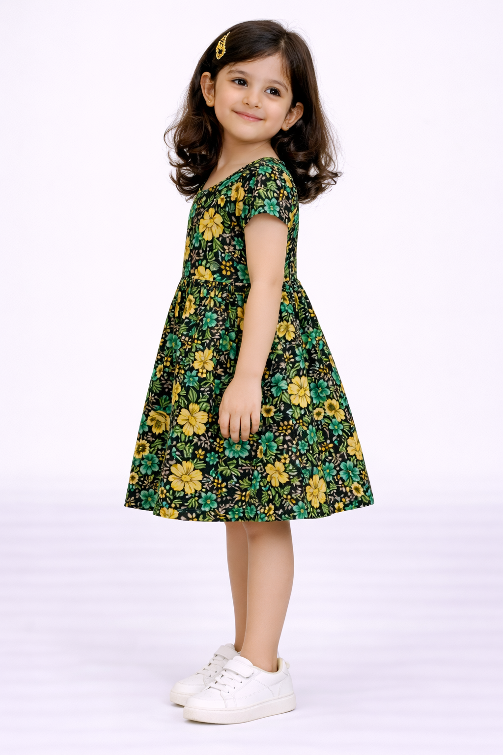 Image of Kids Frock - Black - 1070