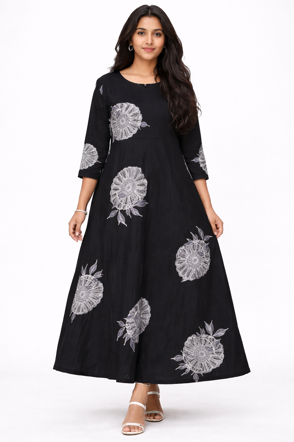 Image of Black Circular Frock