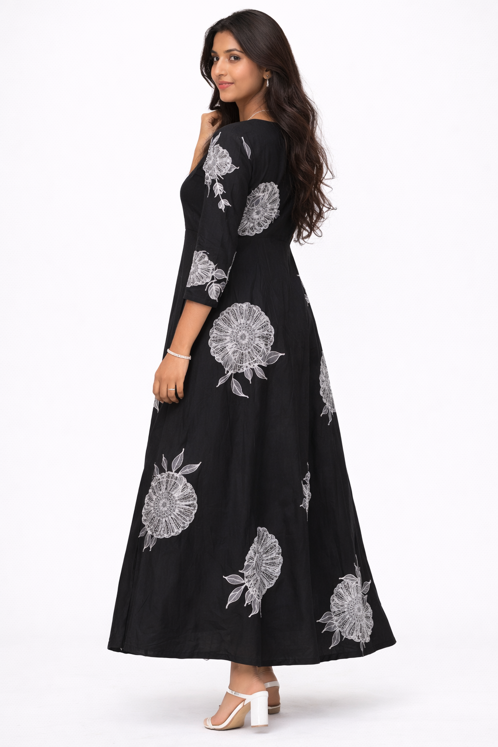 Image of Black Circular Frock
