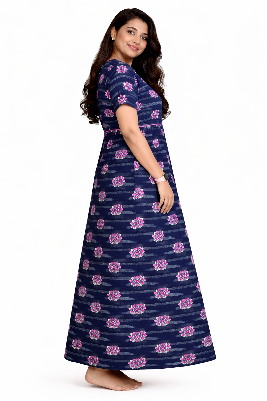 Image of Navy Blue Nighty