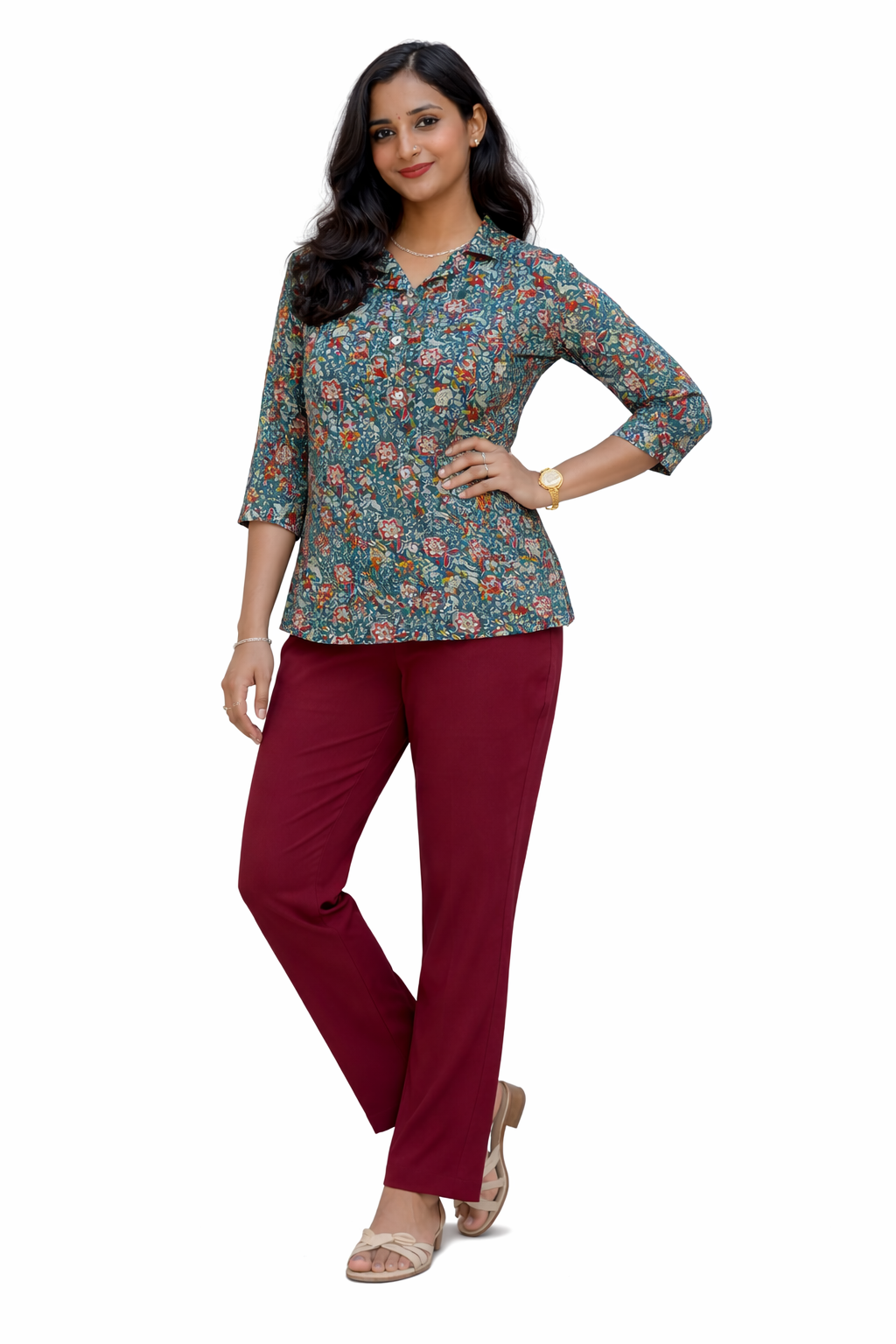 Image of Blue Ladies Shirt